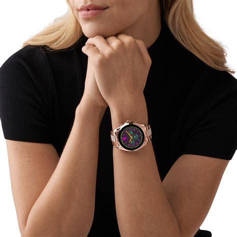 michael kors bradshaw damen smartwatch aus rosé goldfarbenem edelstahl|Gen 6 Bradshaw Rose Gold.